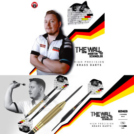 BULL´S Dart Steel Dart Martin Schindler The Wall Black Brass Steeldart Steeltip 23 g