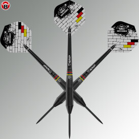 BULL´S Dart Steel Dart Martin Schindler The Wall Black Brass Steeldart Steeltip 23 g