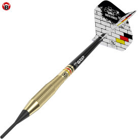 BULL´S Dart Soft Dart Martin Schindler The Wall Natural Brass Softdart Softtip 18g