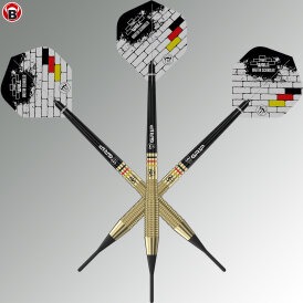 BULL´S Dart Soft Dart Martin Schindler The Wall Natural Brass Softdart Softtip 18g
