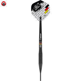 BULL´S Dart Soft Dart Martin Schindler The Wall Black Brass Softdart Softtip 18g