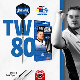 BULL´S Dart Steel Dart Martin Schindler The Wall TW80 Steeldart Steeltip 23 g