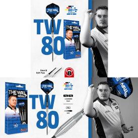 BULL´S Dart Steel Dart Martin Schindler The Wall TW80 Steeldart Steeltip 23 g