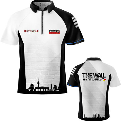 BULL´S Darts Martin Schindler The Wall Matchshirt Dart Shirt Trikot Design 2025 Größe S