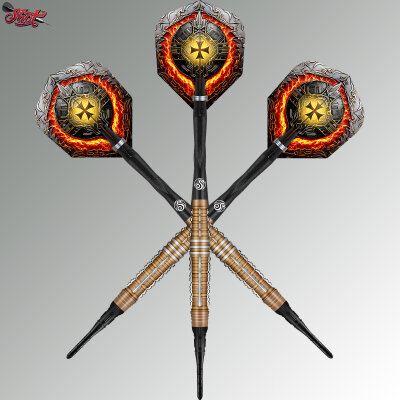 Shot Soft Darts Future Knights Hachette 90% Tungsten Softtip Darts Softdart