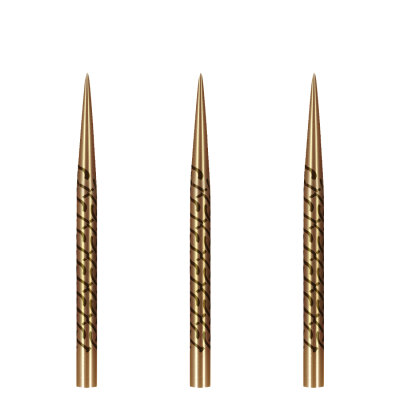 Shot Dart Steel Tip Kapene Gold Titanium Cinder Grip Points Silber Wechselspitze Dart Point Gold 35 mm