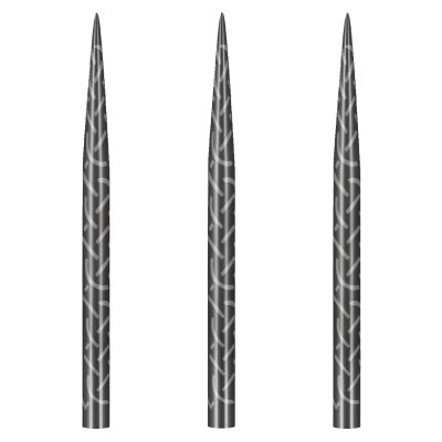 Shot Dart Steel Tip Viking Points Schwarz Wechselspitze Dart Point Schwarz 35 mm