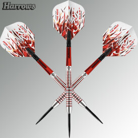 Harrows Steel Darts Damon Heta The Heat Series 2 90% Tungsten Steeltip Dart Steeldart 23 g / moderat bespielt