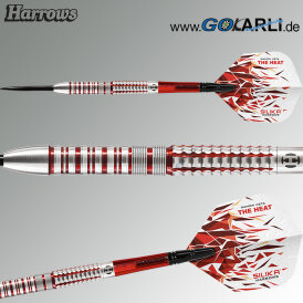 Harrows Steel Darts Damon Heta The Heat Series 2 90% Tungsten Steeltip Dart Steeldart 23 g / moderat bespielt