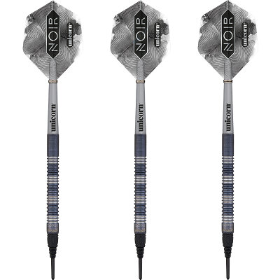 "Leicht bespielt" - Unicorn Soft Darts Noir James Wade 90% Tungsten Softtip Darts Softdart 18 g
