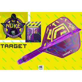 Target Dart K-Flex Flight- Schaftsystem Luke Littler World Champion The Nuke patentierten Twist-System Standard Nr.6 M Mittel