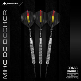 Mission Darts Steel Darts Mike De Decker Brass Tungsten Look Steeltip Darts Steeldart 20 g
