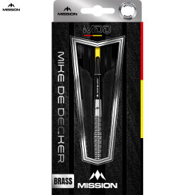 Mission Darts Soft Darts Mike De Decker Brass Tungsten Look Softtip Darts Softdart 18 g