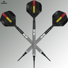 Mission Darts Soft Darts Mike De Decker Brass Tungsten Look Softtip Darts Softdart 18 g