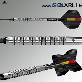 Mission Darts Soft Darts Mike De Decker Brass Tungsten Look Softtip Darts Softdart 18 g