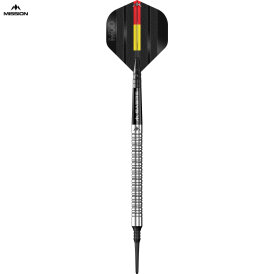 Mission Darts Soft Darts Mike De Decker Silber 95% Tungsten Softtip Darts Softdart 20 g
