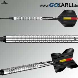 Mission Darts Soft Darts Mike De Decker Silber 95% Tungsten Softtip Darts Softdart 20 g