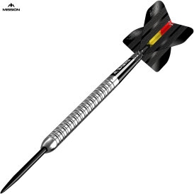 Mission Darts Steel Darts Mike De Decker Silber 95% Tungsten Steeltip Darts Steeldart 26 g