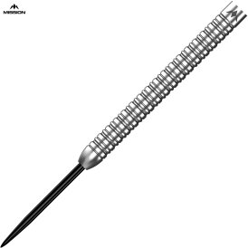 Mission Darts Steel Darts Mike De Decker Silber 95% Tungsten Steeltip Darts Steeldart 26 g