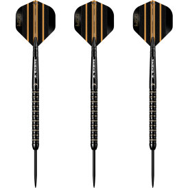 Mission Darts Steel Darts Mike De Decker Black & Gold PVD 95% Tungsten Steeltip Darts Steeldart 24 g