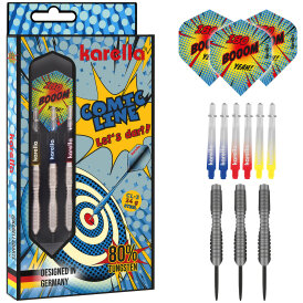 Karella Steel Dart Comic Line 80% Tungsten Steeltip Darts Steeldart