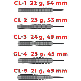 Karella Steel Dart Comic Line 80% Tungsten Steeltip Darts Steeldart CL-3 24 g