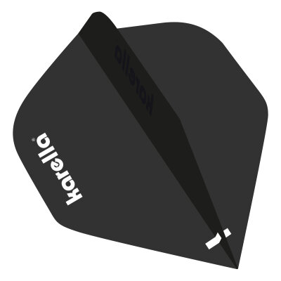 Karella Dart Karella Ultimo Flights Dart Flight Dartflights Standard in praktischer Dose Schwarz