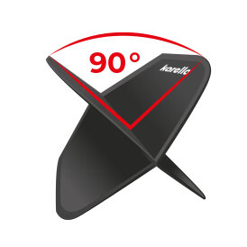 Karella Dart Karella Ultimo Flights Dart Flight Dartflights Standard in praktischer Dose Schwarz