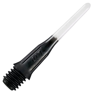 L-Style Lippoint Long TwoTone Point Softdart Spitze Soft Tip 2BA Schwarz