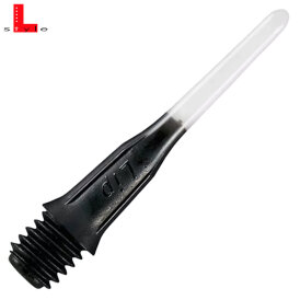 L-Style Lippoint Long TwoTone Point Softdart Spitze Soft Tip 2BA Schwarz