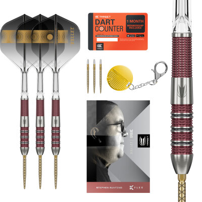 Target Steel Darts SWISS Point Stephen Bunting The Bullet 95K 95% Tungsten Steeltip Dart Steeldart