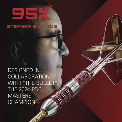 Target Steel Darts SWISS Point Stephen Bunting The Bullet 95K 95% Tungsten Steeltip Dart Steeldart