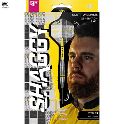 Target Steel Darts SWISS Point Scott Williams Shaggy G2 Generation 2 90% Tungsten Steeltip Dart Steeldart