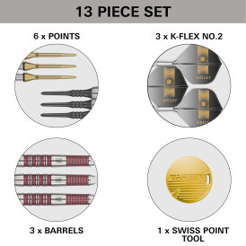Target Soft Darts Stephen Bunting The Bullet 95K 95% Tungsten Softtip Dart Softdart 19 g