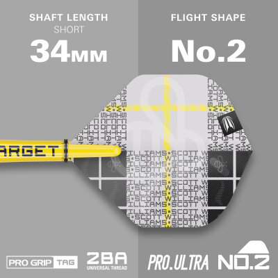 Target Soft Darts Scott Williams Shaggy G2 Generation 2 90% Tungsten Softtip Dart Softdart 18 g