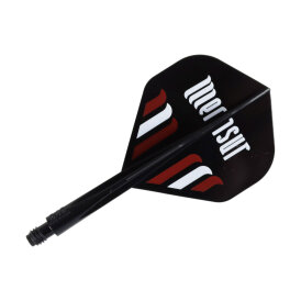 Condor Dart Flights Shafts AXE Mensur Suljovic The Gentle Inspiration 2 - 2 in1 Schaft-Flights-System Standard Nr.2 S Kurz
