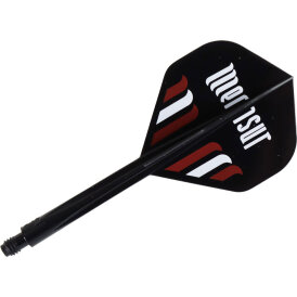 Condor Dart Flights Shafts AXE Mensur Suljovic The Gentle Inspiration 2 - 2 in1 Schaft-Flights-System Standard Nr.2 L Lang