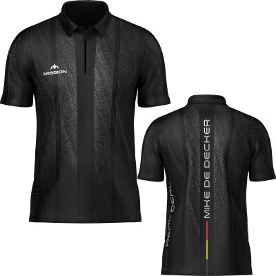 Mission Darts Mike De Decker - The Real Deal Matchshirt Dart Shirt Dartshirt Trikot Design 2025 Größe M