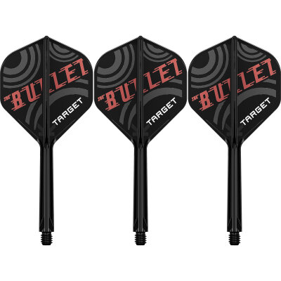 Target Dart K-Flex Flight- Schaftsystem Stephen Bunting The Bullet patentierten Twist-System Standard Nr.2 M Mittel
