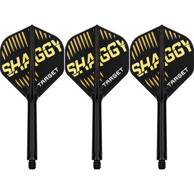 Target Dart K-Flex Flight- Schaftsystem Scott Williams Shaggy patentierten Twist-System Standard Nr.2 M Mittel