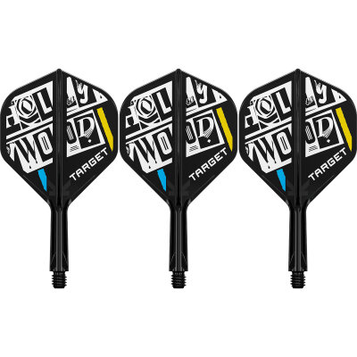 Target Dart K-Flex Flight- Schaftsystem Chris Dobey Hollywood patentierten Twist-System Standard Nr.2 S Kurz
