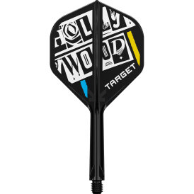 Target Dart K-Flex Flight- Schaftsystem Chris Dobey Hollywood patentierten Twist-System Standard Nr.2 IM Intermediate