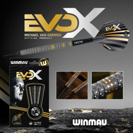 Winmau Soft Darts MvG Michael van Gerwen 5-Jahres-Jubiläums Evo X Dart 90% Tungsten Softtip Dart Softdart 20 g