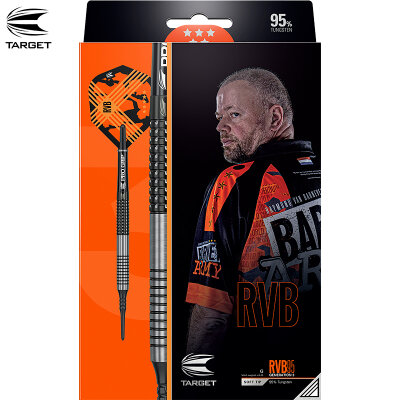 Target Soft Darts Raymond van Barneveld RVB G3 Generation 3 95% Tungsten Softtip Dart Softdart 20 g / leicht bespielt