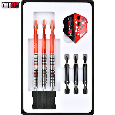 one80 Steel Darts Black J 21 01 VHD 90% Tungsten Steeltip Dart Steeldart 21 g / leicht bespielt