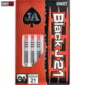 one80 Steel Darts Black J 21 01 VHD 90% Tungsten Steeltip Dart Steeldart 21 g / leicht bespielt