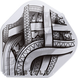 L-Style Champagne Dart Flights L1EZ Mike De Decker Standard Type A Black-CLW