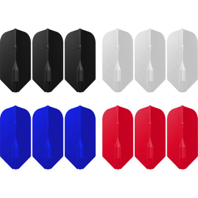 L-Style Champagne Dart Flights L6EZ Slim in verschiedenen Farben