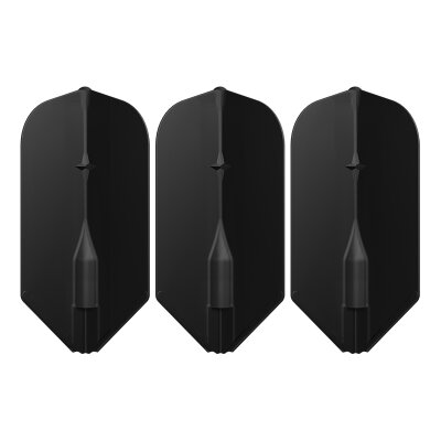 L-Style Champagne Dart Flights L6EZ Slim Schwarz