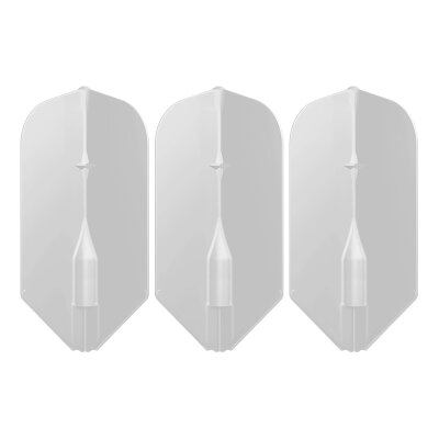 L-Style Champagne Dart Flights L6EZ Slim Weiß